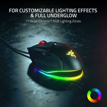 Razer Basilisk V3 Ergonomic Gaming Mouse | 26K DPI & Chroma RGB