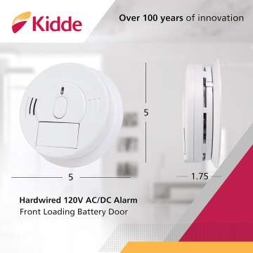 Kidde Smoke Detector with Battery Backup for Safety