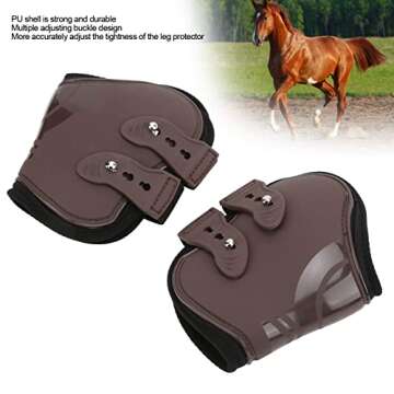 Tnfeeon Horse Hind Leg Boots - Soft Protective Wraps