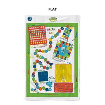 playtime edventures - Playtime Bed Sheets Twin Sheet Set Unisex - 3 PCs Game Sheets - Soft Breathable & Fade Resistant Microfiber Sheets - Over 75 Fun Games & Puzzles - Unisex Twin Sheet Set.