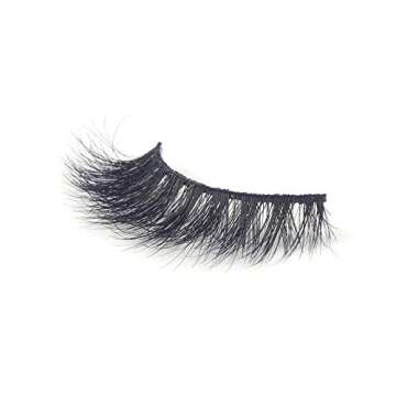 Lashes Mink Natural False Eyelashes - Bepholan Fake Eyelashes Natural Look 3-Pack Cat Eye Lashes Manga Eyelashes Fluffy,XMZ210