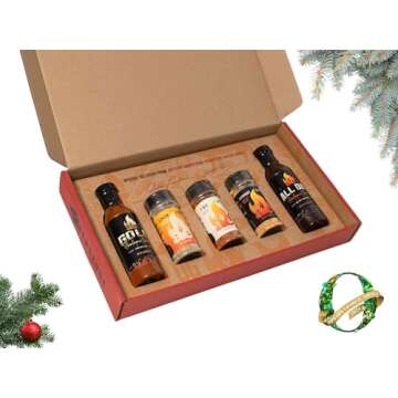 AC Barbeque Signature Gift Set - Premium 5 Bottle Bundle for Grill Lovers