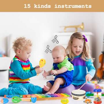 Ehome Montessori Musical Instruments for Toddlers