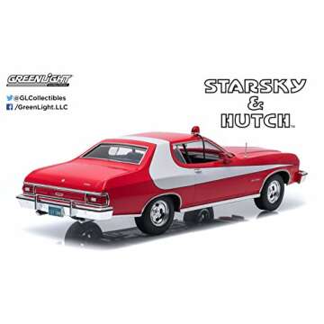 Greenlight 1976 Ford Gran Torino Starsky and Hutch (TV Series 1975-79) 1/18 Diecast Model Car