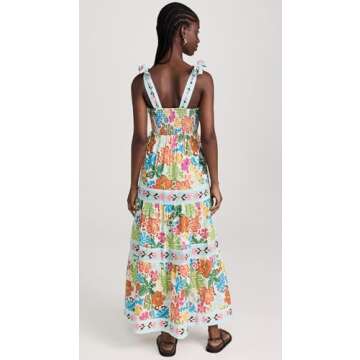 Beach Riot Women's Charlotte Dress, Tropical Sands, Floral, XL