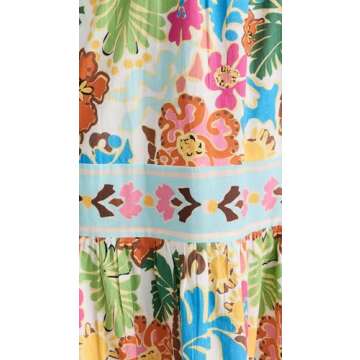 Beach Riot Women's Charlotte Dress, Tropical Sands, Floral, XL