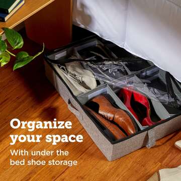 Under Bed Shoe Storage