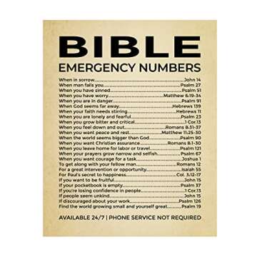 Bible Emergency Numbers