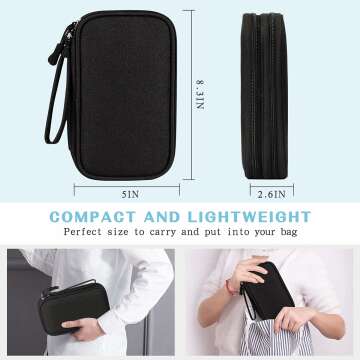 Travel Cable Organizer Bag Waterproof & Portable