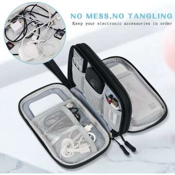 Travel Cable Organizer Bag Waterproof & Portable