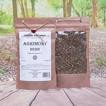 Health Embassy Agrimony Herb | Agrimonia Eupatoria L 100% Natural (50g)