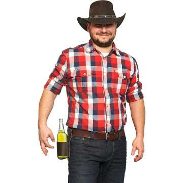Beer Holster: Leather