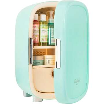 Cooluli Beauty Fridge 12L Mint Green for Skincare