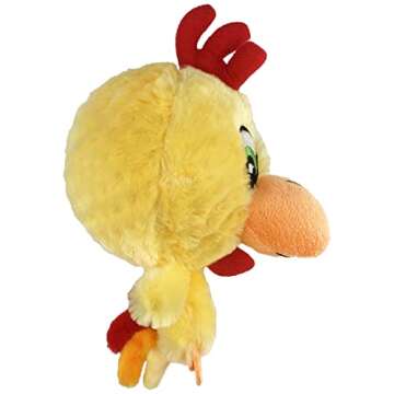 Multipet 43237-1 Knobby Noggins Chicken Dog Toy