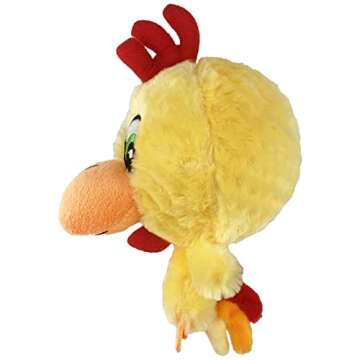 Multipet 43237-1 Knobby Noggins Chicken Dog Toy