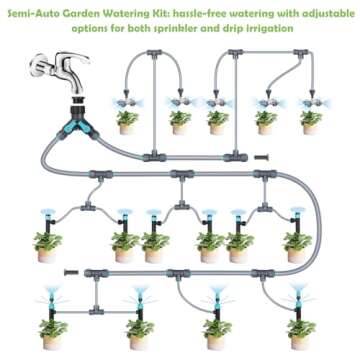 Onarway Drip Irrigation System for Raised Garden Beds