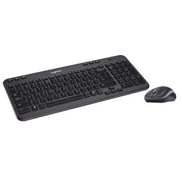 Logitech Wireless Combo MK360 – Includes Keyboard with 12 Programmable Keys and Wireless Mouse, Compact Package Perfect for Travel, 3-Year Battery Life (Renewed)