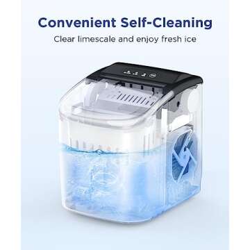 COWSAR Portable Ice Maker for Home and Camping