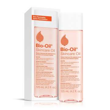 Bio-Oil Skincare Body Oil, Serum for Scars and Stretchmarks, Face Moisturizer Dry Skin, Non-Greasy, Dermatologist Recommended, Non-Comedogenic, For All Skin Types, with Vitamin A, E, 4.2 oz