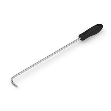 Cave Tools Food Flipper and Meat Hook for Grilling, Flipping, and Turning Vegetables and Meats BBQ Grill and Smoker Accessories, Right-Handed, 17-inch