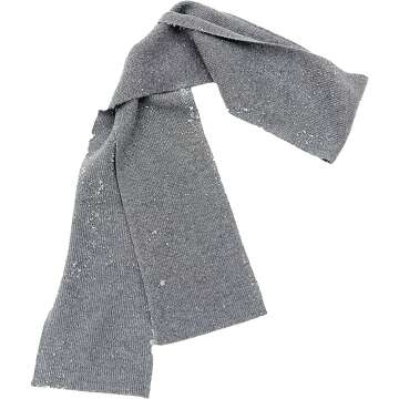 Classic Ribbed Cashmere Scarf for Unisex Winter