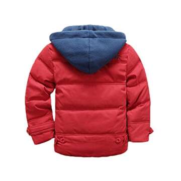 ValentinA Kids Winter Latest Thicken Hooded Jacket Warm Quilted Coat Casual Outdoor Cool Cute for Boys Girls Autumn Spring