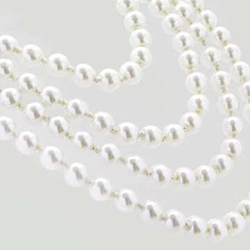 BABEYOND Long Pearl Necklace Set - Gatsby Style Jewelry