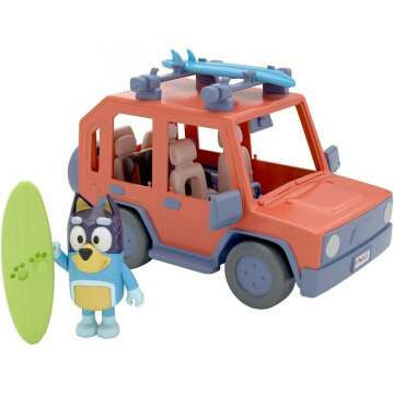 Bluey 4WD Family Vehicle Toy for Fun Family Adventures