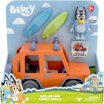 Bluey 4WD Family Vehicle Toy - Adventure Awaits