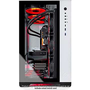 Skytech Gaming Prism II Gaming Computer PC Desktop - AMD Ryzen 7 5800X 8-Core 3.8GHz, RTX 3080 Ti 12G GDDR6X, 1TB NVMe Gen4 SSD, 16GB DDR4 3200, RGB Fans, 360mm AIO, AC WiFi, Windows 11 Home 64-bit