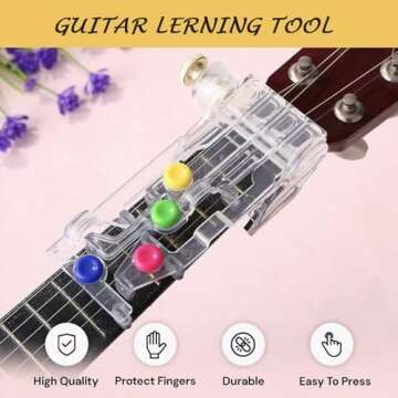 Guitar Chord Assisted Learning Tools Guitar Chord Presser Guitar Accessories Suitable for Beginner