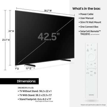 Samsung 43-Inch QLED 4K TV