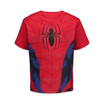 Marvel Spider-Man Little Boys 4 Pack T-Shirts Spiderman 6