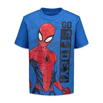 Marvel Spider-Man Little Boys 4 Pack T-Shirts Spiderman 6