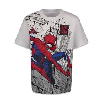 Marvel Spider-Man Little Boys 4 Pack T-Shirts Spiderman 6