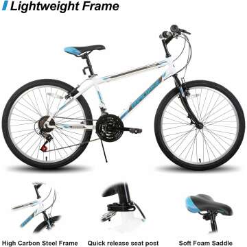 HILAND 26 Inch Hybrid Bike - Lightweight & Versatile