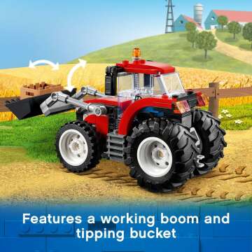 LEGO City Tractor 60287 Building Set for Kids