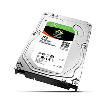 Seagate FireCuda 2TB Solid State Hybrid Drive Performance SSHD – 3.5 Inch SATA 6Gb/s Flash Accelerated for Gaming PC Desktop (ST2000DX002)