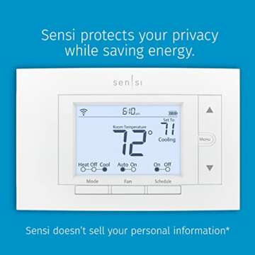 Sensi Smart Thermostat with Alexa and Energy Star Certification