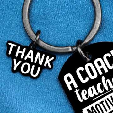 Coach Appreciation Keychain for Sports Coaches