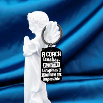 Coach Appreciation Keychain for Sports Coaches