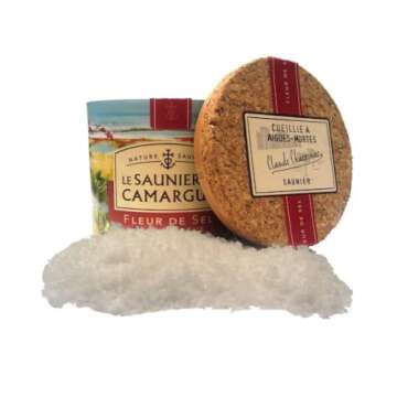 Le Saunier De Camargue | Fleur De Sel | French Finishing Sea Salt, 4.4 oz