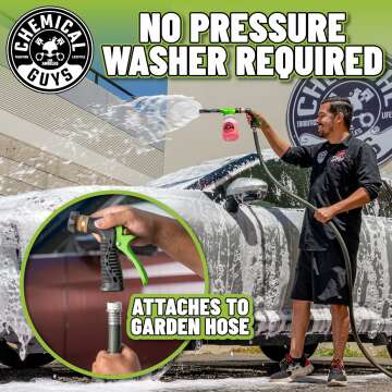 Chemical Guys ACC_326 – TORQ Foam Blaster 6 Foam Wash Gun – The Ultimate Car Wash Foamer that Connects to Any Garden Hose