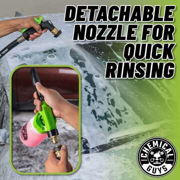 Chemical Guys ACC_326 – TORQ Foam Blaster 6 Foam Wash Gun – The Ultimate Car Wash Foamer that Connects to Any Garden Hose