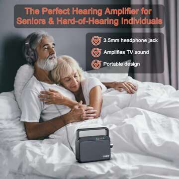 Coby Wireless Hearing Amplifier for Seniors