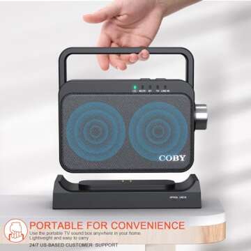 Coby Wireless Hearing Amplifier for Seniors