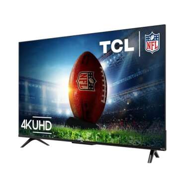 TCL 43S451 43" Class 4 Series 4K UHD HDR LED Smart TV - Works with Alexa, Siri & Google (Renewed)