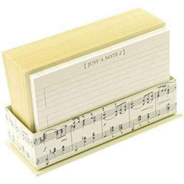 Musical Note Cards