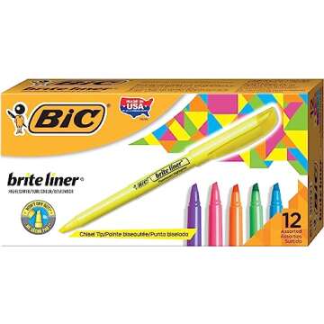 BIC Brite Liner Highlighters and Xtra-Smooth Mechanical Pencils Bundle ‚Äì Versatile and Reliable Writing Supplies