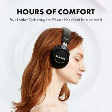 M-Audio HDH40 Studio Headphones with Flexible Design